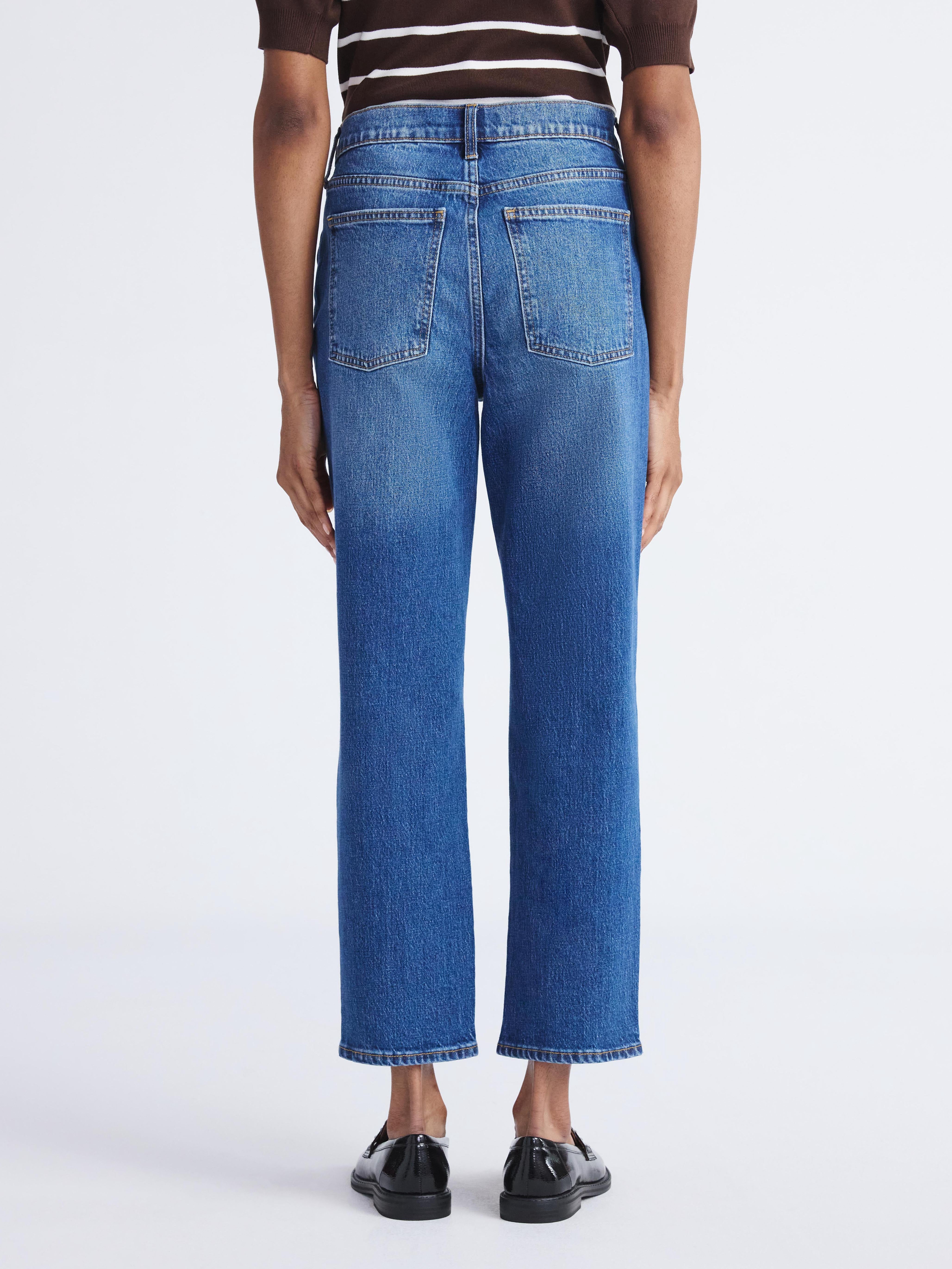Free Assembly Women's Mid Rise Ankle Length Slim Jeans, 27" Inseam, Sizes 0-18