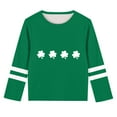 thumbnail image 2 of 3-14 Years Girls Tops Spring Crew Neck Long Sleeve Tshirts Shirts Casual 2026 Fashion Clothes Outfits Army Green 9 Years, 2 of 5