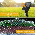 Solar Net Lights Outdoor, 4.9 Ft x 4.9 Ft 96LEDs Mesh Fairy Lights with