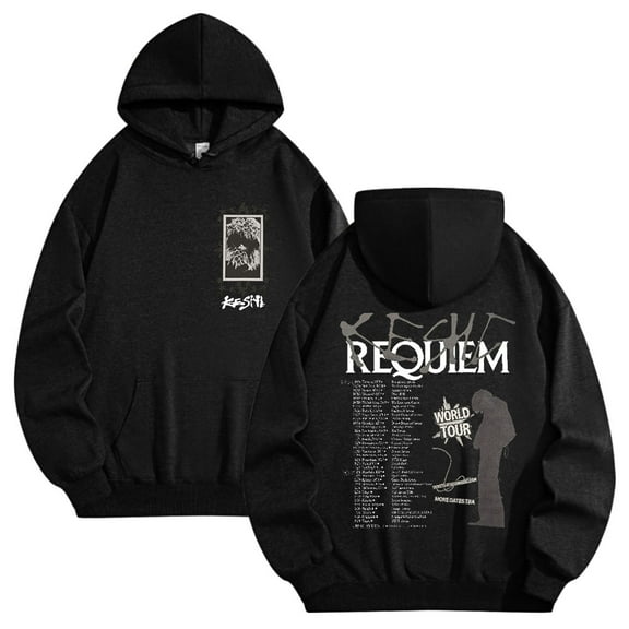 Keshi Requiem World Tour Hoodies Vintage 90s Sweatshirts Fashion Longsleeve Pullovers