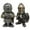style3, variant on ICERUN 2Pcs Garden Gnomes,Resin Knight Guard Sculpture Garden Decorations,Metal Imitation Lawn Ornaments,Style1
