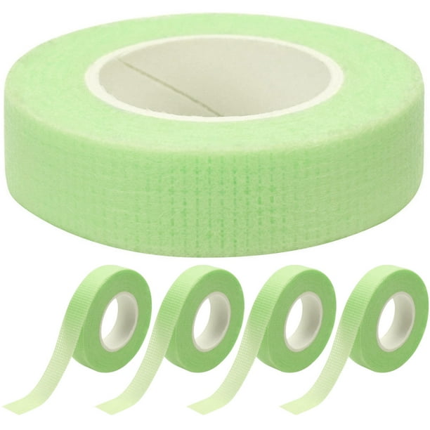 Tapado de extensión de pestañas de 5 rollos cinta adhesiva de pestañas para extensiones de pestañas de 9 metros/rollo
