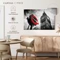 thumbnail image 5 of Elephant Stock London Underground Sign Red Pop Wall Art - Horizontal Canvas Wall Art - Living Room Wall Decor - Places Canvas - Red And Black Decor By Philippe Hugonnard - 48" x 32", 5 of 8