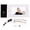 Black, variant on YAHHU 7 Inch Screen Smart Video Intercom System, 120 Wide Angle Wired Door Phone Doorbell Kits, Night Vision, Silver UK Plug (10.24 inches / 26.00 cm Length)