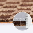 thumbnail image 3 of BESTVUE Area Runner Rug Outdoor Non Slips Carpet Runners Indoor Utility Rugs Mat for Kitchen Hallway Entryway Garage with Rubber Backing Brown Plaid 3ft x 10ft, 3 of 7