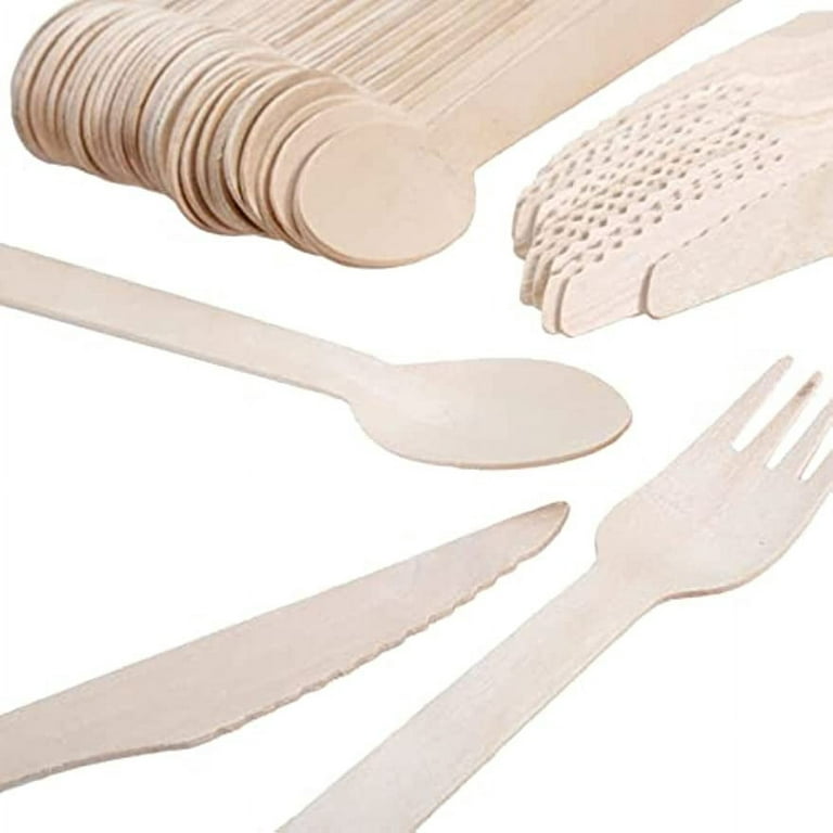 Disposable Wooden Knife 50 Piece
