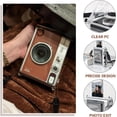 thumbnail image 2 of shiyou-WOGOZAN Accessories Kit for Fujifilm Instax Mini EVO Instax Camera, Including Mini EVO Clear Case, Lens Cap, Adjustable Brown Strap, Mini Photo Album, Screen Protector, DIY Sticker (No Camera), 2 of 4