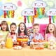 thumbnail image 5 of Paquete de 6 globos de papel de aluminio con forma de nube de arco iris, globos de papel de Mylar con nube de arco iris, globos con borlas de cara sonriente, decoraciones para fiesta de bienvenida de bebé de cumpleaños Ormromra WMZL-1298, 5 of 7