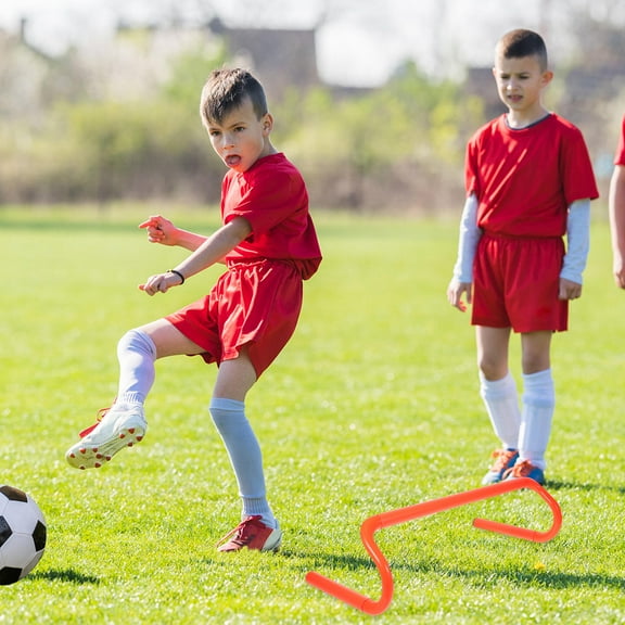 PAMINGONO Orange Training Hurdle for Football Soccer Speed Flexibility and Coordination Development