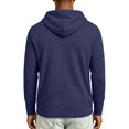 thumbnail image 3 of Leidass Mens Athletic Hoodies for Men Hooded Sweatshirts Dry Fit Lightweight Casual Pullover Hoodies Navy 2XL, 3 of 3