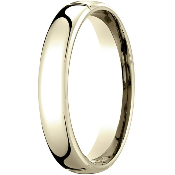 Mens 18K Yellow Gold, 4.5mm London Couture Comfort-Fit Wedding Band (sz 11)