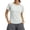 Green, variant on Guluxicc Women Workout Tops Short Sleeve Seamless Athletic Shirts Yoga Gym Sports Breathable Tees