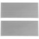 thumbnail image 1 of Disipador de calor de aluminio para transistores amplificadores LED de alta potencia (2 unidades, 100 x 41 x 8 mm), 1 of 8
