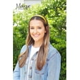 thumbnail image 3 of Motique Accessories 1 inch Satin Headband Perfect for Adult Female and Girls - Light Olive, 3 of 6