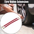 thumbnail image 2 of Unique Bargains 2 Pcs Tire Valve Extension 15cm 5.91' Tire Inflator Valve Adaptor for Car Red, 2 of 8