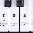 thumbnail image 3 of Pegatinas para Teclado de Piano en y Negro, Pegatinas para Piano con Letras en , Muy Adecuadas para Que los Niños Aprendan Piano, 3 of 5