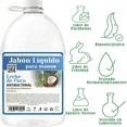 thumbnail image 3 of Jabón Líquido Antibacterial Coco para Manos de VivoNatural, con Glicerina y Vitamina E, 5 litros, 3 of 4