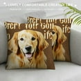 thumbnail image 3 of Nawypu  It's Golden Retriever Litter Throw Pillow Cover, It's Not Dog Hair, Golden Retriever Dog Decor, Gift for Dog Lovers, Sofa Bed Living Room Home Decoration Gift, 18x18 Inch 8D312, 3 of 5