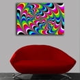 thumbnail image 2 of Backlund "Psychedelic" Canvas Print, 2 of 5