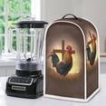 thumbnail image 5 of HELLHERO Rooster Pattern Hand Strap Kitchen Blender Dust Cover with Cover Protection Polyester Coffee Machine Dust Cover, 5 of 6