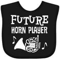 thumbnail image 3 of Inktastic Future French Horn Player Childs Music Boys or Girls Baby Bib, 3 of 4