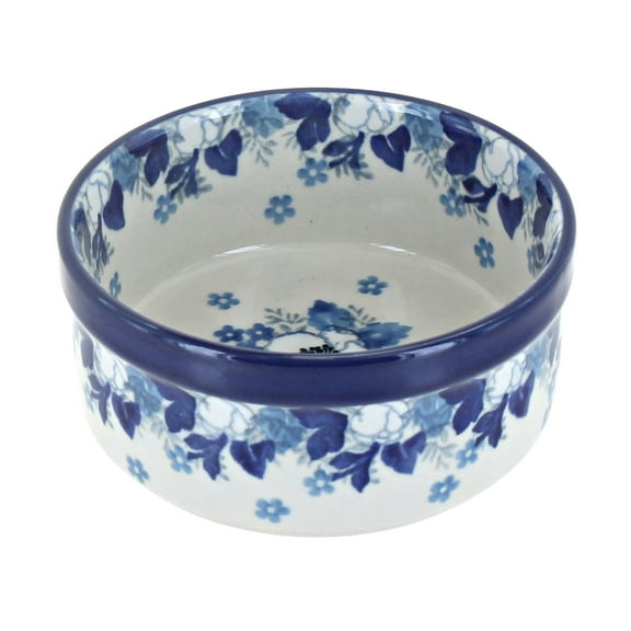 Blue Rose Polish Pottery Georgia Blue Small Ramekin