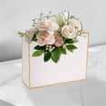 thumbnail image 2 of Unique Bargains 4 Pcs Gift Bags Simple Gift Packaging Rose Gold Tone White, 2 of 5