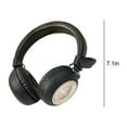 thumbnail image 3 of Wireless Bluetooth Headphones with Multi-Sensory Bass and Charging Cable, Noise Isolating Over-Ear Fit, Up to 40 Hours Battery, Microphone for iPhone Android, 3 of 7