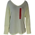 thumbnail image 2 of Vintage America Ladies Thermal Knit Top (Yellow, Small), 2 of 2