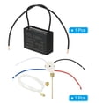 thumbnail image 3 of Capacitor de ventilador de techo CBB61, 1 set 12uF 250VAC 2 cables con interruptor de ventilador de 3 velocidades, 3 of 6