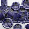 Purple 2019 Graduation Party Supplies Kit
