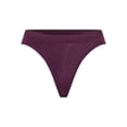 thumbnail image 6 of Joyspun Women's Ribbed Modal Thong Panties, 3-Pack, Sizes XS-3XL, 6 of 8