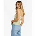thumbnail image 2 of Billabong Women's Sunny Garden Daisey Floral Rib Knit Halter Strap Top (Small, Sunbeam (Yellow)), 2 of 6