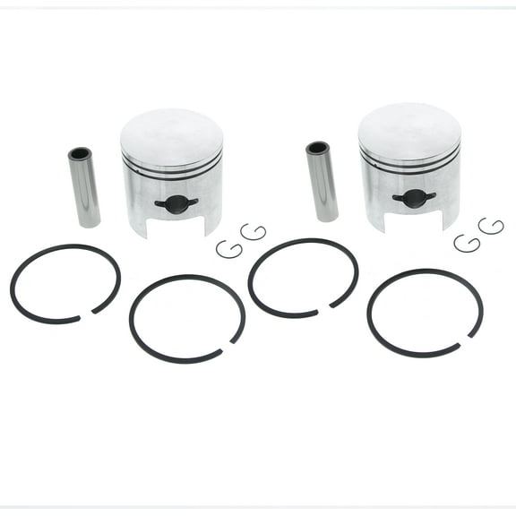 Piston Kit fits Arctic Cat EXT 440 1971 Snowmobile by Race-Driven x2
