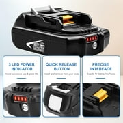 2 Packs 18 Volt 3.0Ah Lithium BL1830B Battery and DC18RC Charger Compatible with Makita 18V Battery BL1815 BL1820B BL1830 BL1840B BL1850B BL1860B