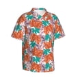 thumbnail image 2 of Daiia Hawaiian Style Hawaiian Shirt for Men Gentle Cotton Regular Short Sleeve Casual-Medium, 2 of 9
