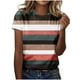 thumbnail image 1 of Tops Para Mujer Blusa Casual Elegante Camiseta de Manga Corta Con Estampado de Cuello Redondo Causal de Moda Odeerbi  ODB160874, 1 of 5