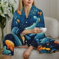 thumbnail image 6 of Sikiie Whimsical Underwater Fantasy Pajamas for Women Set, Womens Pajama Sets, Lounge Sets for Women, 2pjs for Women-Small, 6 of 7