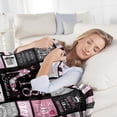 thumbnail image 5 of Yibo 65th Birthday Gift Ideas Blanket Flannel Soft and Comfortable Anti-static Bed Sofa Blanket, 5 of 8