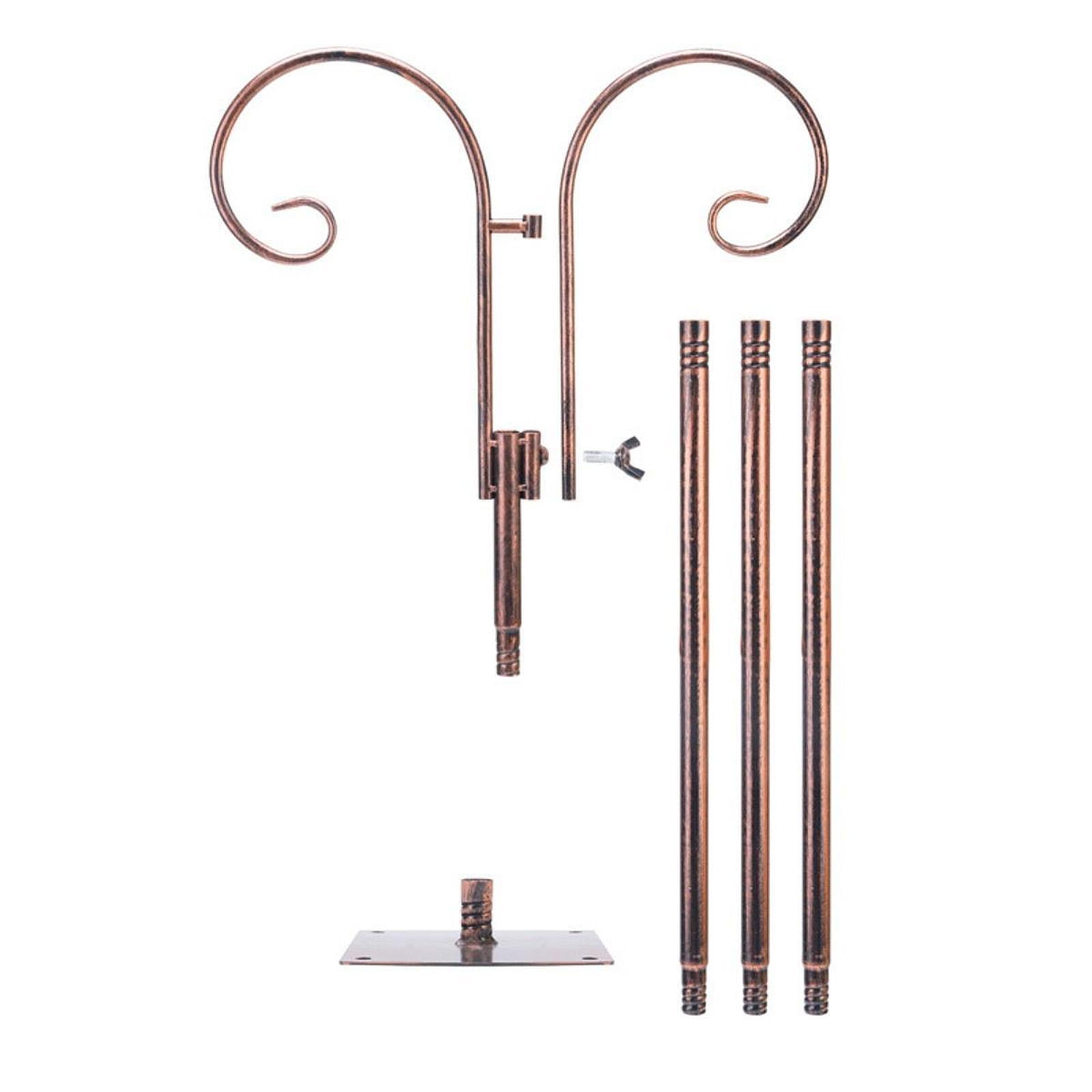 Bird Feeder Pole Hanging Plant Stand Shepherds Hooks Waterproof Iron for Garden Party Wedding Ceremony Decoration