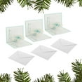 thumbnail image 4 of Paquete de 3 lindas tarjetas de agradecimiento emergentes con sobres, diseño Blanco como la nieve, 4 of 9