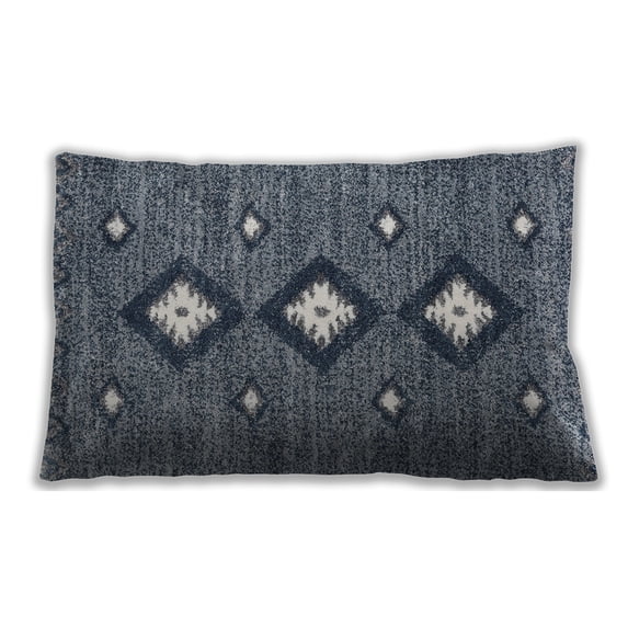 Ahgly Company Outdoor Rectangular Contemporary Lumbar Throw Pillow, 13 inch by 19 inch