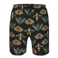 thumbnail image 3 of Logiee Wasp Cockchafer Butterfly Print Mens Swim Trunks Quick Dry Board Shorts,Breathable Hawaii Beach Shorts Swimwear Bathing Suits-XX-Large, 3 of 6