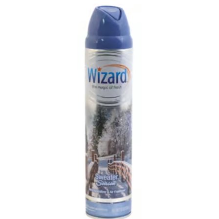Wizard The Magic Of Fresh Odor Neutralizer & Air Freshener 10oz Sweater Season Pack of 3