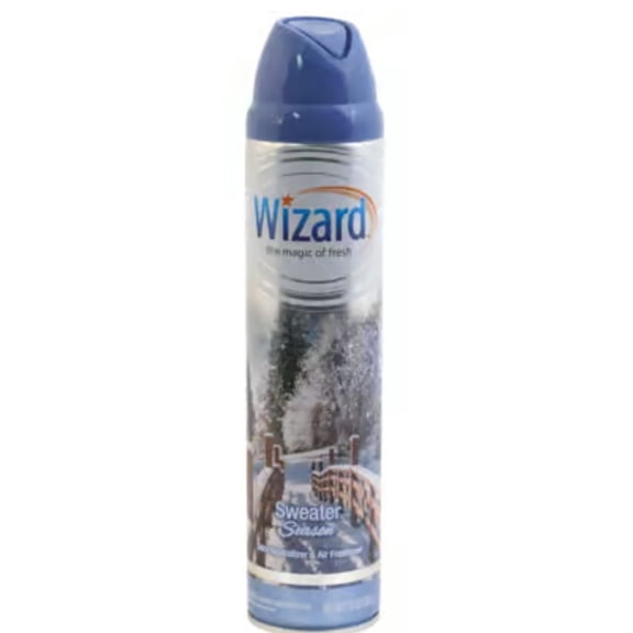 Wizard The Magic Of Fresh Odor Neutralizer & Air Freshener 10oz Sweater Season Pack of 3