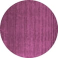 thumbnail image 1 of Ahgly Company Indoor Round Abstract Pink Contemporary Area Rugs, 5' Round, 1 of 4