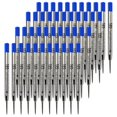 thumbnail image 1 of Recargas de gel Monteverde Capless 0.5 mm, azul, punta extrafina, paquete de 50, 1 of 5