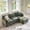 Green, variant on Aitjunz 27.56" Storage Ottoman for Sectional Sofa, Chenille Upholstered Footrest with Hidden Storage, Modular Ottoman for Living Room, Beige