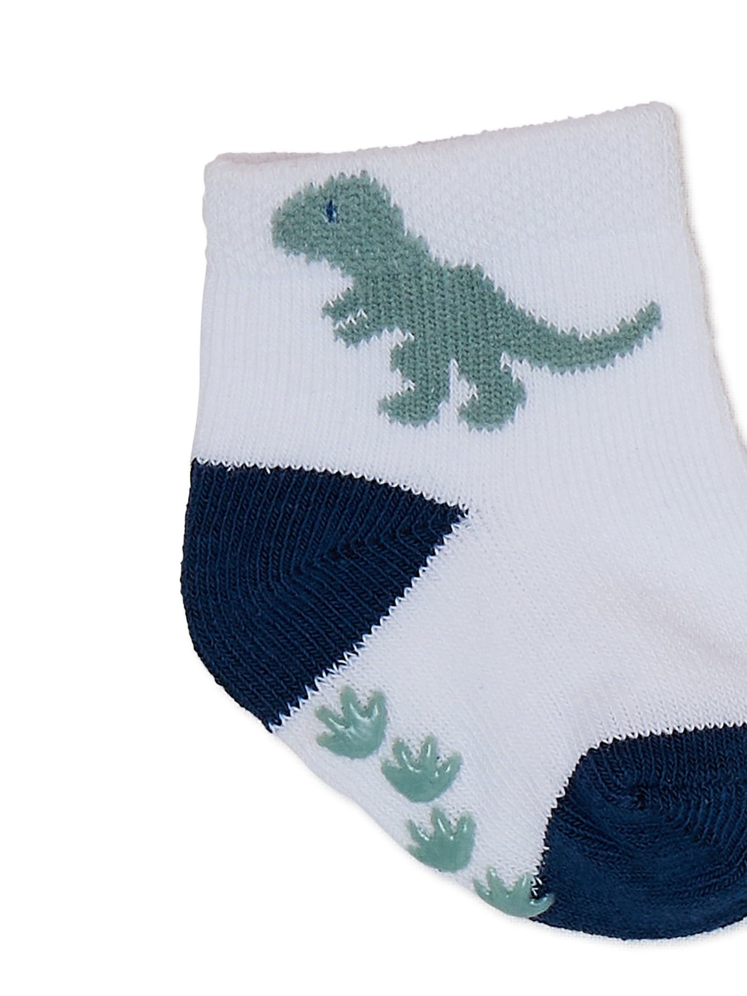 Carter's Child of Mine, Infant Baby Boy Dino Socks, 6 Pack, Size Newborn-6 Months