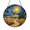 Acrylic 3.5 Inch, variant on Starry Wheat Field Landscape Stained Glass Style Suncatcher – Window Art